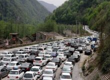 محدودیت تردد در چالوس برای تخلیه بار ترافیکی بازگشت مسافران
