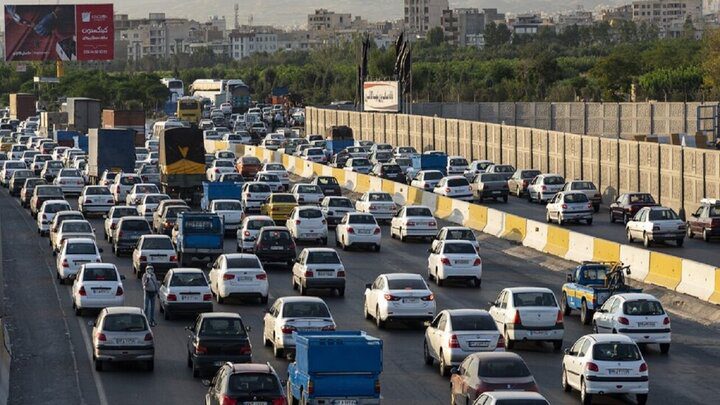 ترافیک سنگین در آزاد راه کرج – تهران