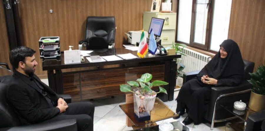 دیدار مدیرکل بهزیستی البرز با معاون دادستان به مناسبت هفته قوه قضاییه