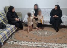 ساوجبلاغ | در روز خانواده بازدید خانواده های دارای فرزند دو قلو