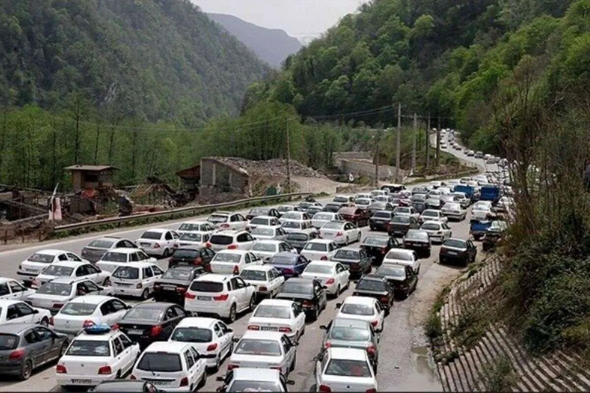 ترافیک سنگین در آزادراه تهران – شمال