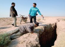 روند نگران کننده فرونشست در برخی مناطق البرز