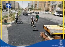 آغاز عملیات گسترده بهسازی و لکه‌گیری معابر منطقه ۶ کرج