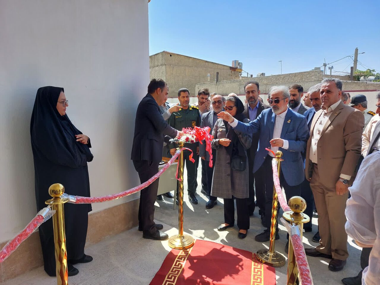 افتتاح مدرسه خیرساز در شهرستان چهارباغ البرز