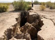 فرونشست در برخی مناطق البرز به ۲۹ سانتیمتر رسیده است