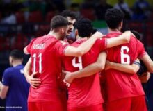 پیروزی تیم والیبال ایران در یک بازی دوستانه
