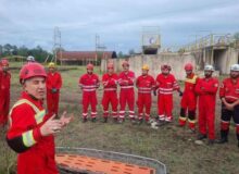 آتش‌نشانان کرجی در اردوی بزرگ آموزشی شهر رشت شرکت کردند