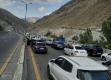 ترافیک سنگین در آزادراه تهران – شمال و  کرج – قزوین 