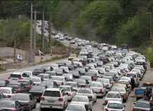 ترافیک سنگین در محور چالوس؛ توصیه به استفاده از مسیرهای جایگزین