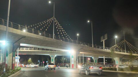 پروژهی گستردهی نوسازی روشنایی معابر کرج اجرا شد