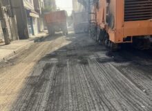 اجرای طرح جهادی آسفالت‌ریزی و بهسازی معابر منطقه ۴