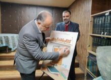 بازدید سرپرست معاونت استانداری و فرمانداری ویژه کرج از کتابخانه عمومی امیرکبیر کرج