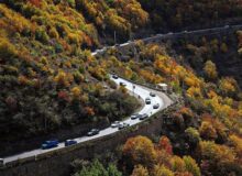 جاده چالوس بعدازظهر یکطرفه می‌شود