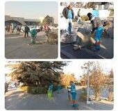 پاکسازی گسترده و ساماندهی محیط اطراف ایستگاه‌های مترو کرج