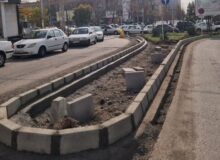 خیابان پامچال شمالی کرج تعریض شد