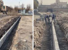 بهسازی محیطی خیابان پنجم آقتپه انجام شد