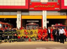 آتش‌نشانی کرج در ارتقای فرماندهی عملیاتی آتش‌نشانی محمدشهر نقش‌آفرینی کرد