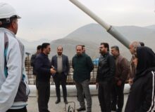 بازدید هیئتی از مدیران و کارشناسان منطقه ۶ از پل b۱