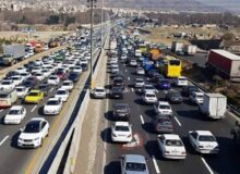 ترافیک سنگین در آزادراه های البرز