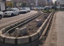 خیابان پامچال شمالی کرج تعریض شد