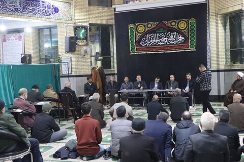 دیدار اعضای شورا و شهروندان در مسجد جامع حضرت قمربنیهاشم(ع)