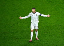 مجسمه رونالدو به آتش کشیده شد!