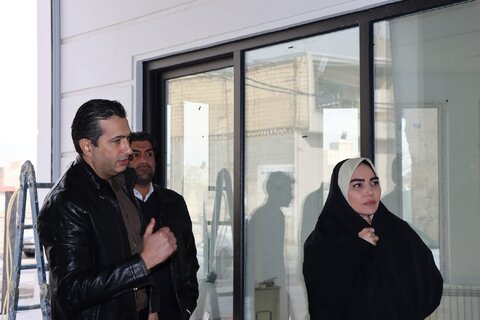 بازدید عضو شورای اسلامی شهر کرج از ایستگاه جدید آتش‌نشانی