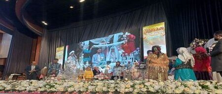 جشن بزرگ ازدواج ۴۷ زوج البرزی برگزار شد