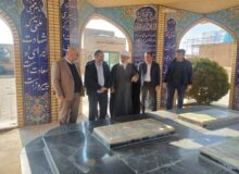 بازدید نماینده مردم اشتهارد در مجلس شورای اسلامی از عملیات عمرانی بقعه متبرکه امام زاده سلیمان(س) اشتهارد