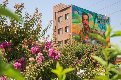 دیوارنگاره یادبود “خلبان محمود اسکندری” کاندید برترین نقاشی دیواری جهان شد