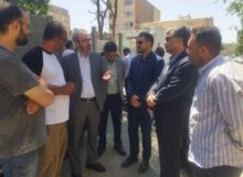 روند بازسازی ۵۵ واحد آسیبدیده در بلوار گلزار غربی پیگیری شد