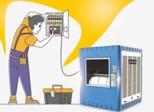 لزوم رعایت اصول ایمنی در سرویس و راه‌اندازی کولرهای آبی