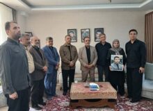 دیدار مدیر منطقه ۸ با خانواده معظم شهید جواد ایزدی