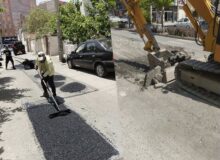 بیش از ۴۴۰۰ تن آسفالت در منطقه ۲ کرج توزیع شد