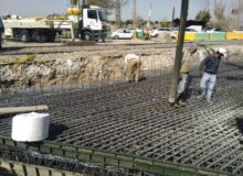 بخش شمالی عرشهٔ B1 در تقاطع بلوار شیخآباد با ریل راهآهن بتنریزی شد