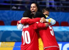 برد پرگل تیم ملی بانوان مقابل قرقیزستان