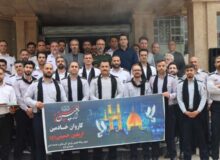 خادمان ایمنی شهر کرج به مرز مهران اعزام شدند