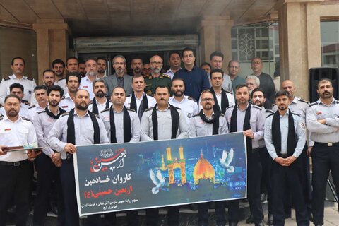 خادمان ایمنی شهر کرج به مرز مهران اعزام شدند