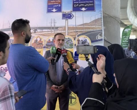 اتصال ۱۴ استان غربی به تهران با افتتاح آزادراه شهید سلیمانی/ ابتدا و انتهای کرج بههم دوخته شد