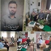 رئیس سازمان بسیج شهرداری کرج با خانوادههای معظم شهدای جنگ رمضان دیدار کرد