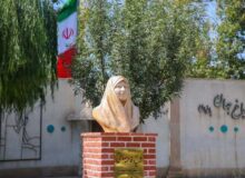 سردیس تجلی وفاداری و ایثار در مقابل ورودی پارک بانوان جهانشهر جانمایی شد