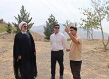 بازدید عضو شورای اسلامی شهر کرج از پروژه بیجی؛ گامی در مسیر ایجاد بزرگ‌ترین تفرجگاه کرج