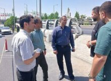  بازدید میدانی مدیر منطقه ۸ شهرداری کرج از نقاط مختلف منطقه